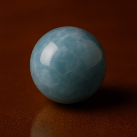 Blue Shoushan Stone Crystal | Zodiac Crystals - Atelier Crystals