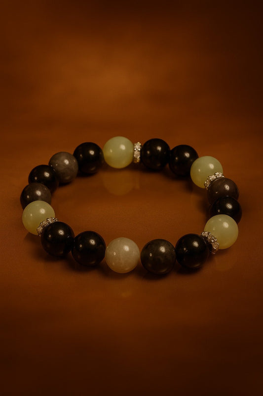 Dark Bloom Love Crystal Bracelet - Atelier Crystals
