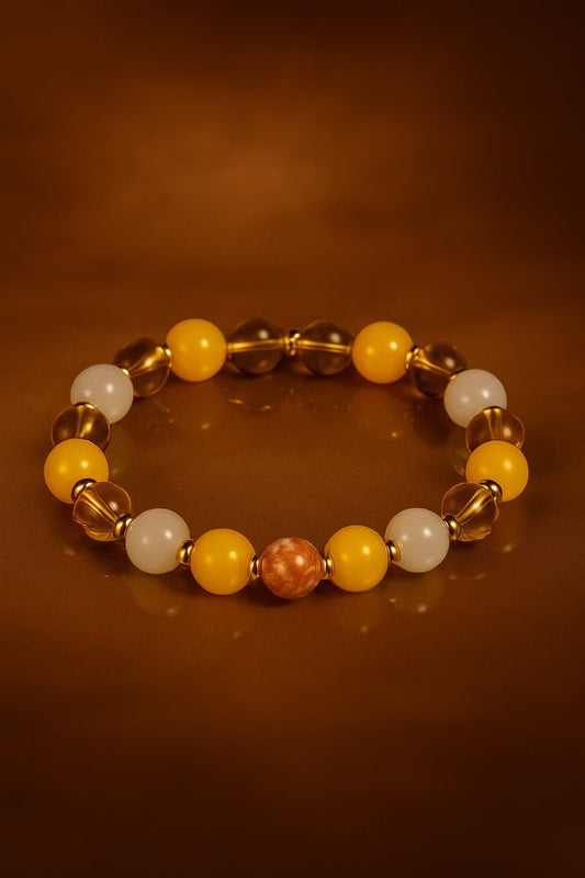 Golden Vitality Wellness Crystal Bracelet - Atelier Crystals