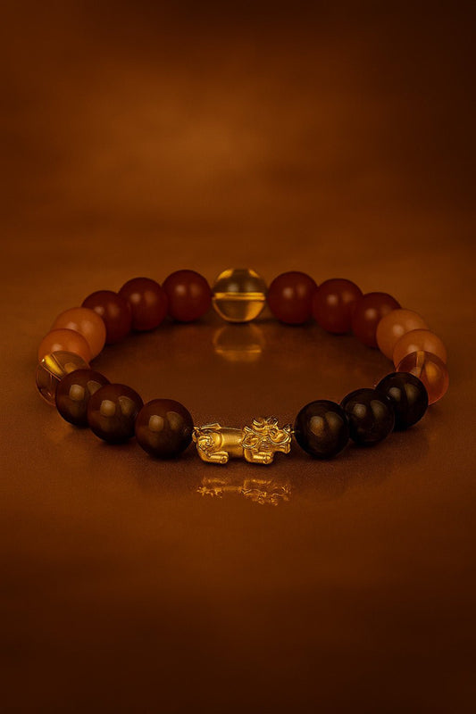 Midnight Prosperity Abundance Crystal Bracelet - Atelier Crystals